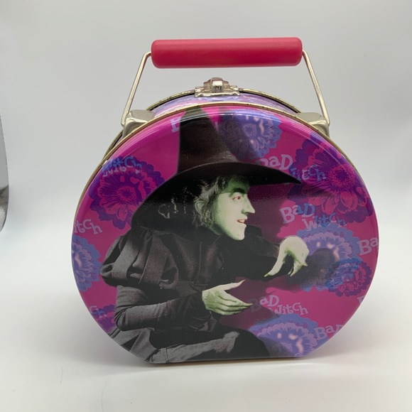 VTG Wizard of Oz Glinda Good Witch Wicked Bad Witch Tin Collectible Lunch Box - Picture 4 of 16